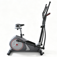 TOPFIT Professioneller Magnetischer Crosstrainer mit 7kg Schwungrad und 8 Widerstandsstufen für Heimfitness
