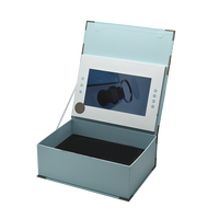 Brochure vidéo personnalisée avec écran LCD de 10,1 pouces, boîte cadeau vidéo pour cadeau promotionnel d'entreprise
