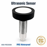 Capteur ultrasonique étanche IP65, portée 6 mètres, distance réglable, certifié CE RoHS