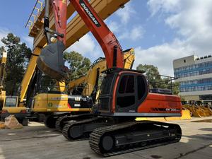 รถขุดดิน Doosan DX 300LC สีแดง อุปกรณ์ก่อสร้างงานหนักสีส้ม - Product Image 6