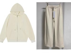 Les fabricants de vêtements personnalisent de nouveaux cardigans, sweat-shirts et vestes à capuche et fermeture éclair en tissu uni pour l'automne et l'hiver. - Product Image 3