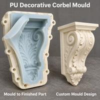 Moule décoratif en résine Tietuo + noyau en silicone PU C294-G3, moule à grain profond et fournisseur de matériaux