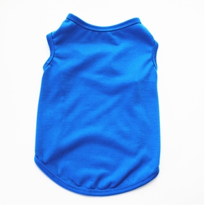 قميص صيفي ملون للكلاب مصنوع من البوليستر 100٪ بتصميم فاخر وفارغ - Product Image 6