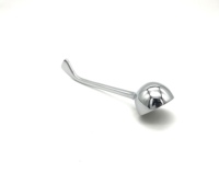 Poignée d'accessoires de robinetterie en alliage de zinc chromé, moderne, écologique, facile à installer, pour salle de bain, prix compétitif, haute qualité