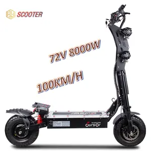 Wolf Koning Elektrische Scooters 72V 8000W Hoge Snelheid 120 Km/h 10000W 15000W Dubai Elektrische Scooter G2 pro Offroad