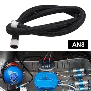 Tuyaux de carburant tressés en acier inoxydable RAS AN4 AN6 AN8 AN10 1M 3M Tuyau de refroidissement en caoutchouc haute pression automobile - Product Image 4
