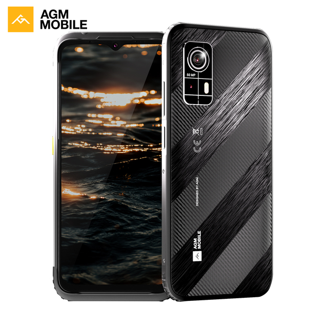[RTS] AGM H6 Ultra-Thin Android 13 IP68/IP69K Waterproof Shockproof Rugged 4G LTE GSM Dual SIM Smartphone