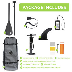 <span class=keywords><strong>11</strong></span> \ "Unisex Inflable Stand-Up <span class=keywords><strong>Paddle</strong></span> <span class=keywords><strong>Tabla</strong></span> de <span class=keywords><strong>surf</strong></span> Soft Top con PVC/EVA Material Nuevo modelo Wave Surfing Fabricado en China - Product Image 6