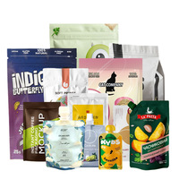 Sachets d'emballage alimentaire en aluminium avec logo personnalisé OEM, refermables, étanches à l'humidité, pour boissons