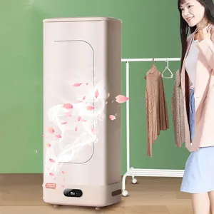 Akıllı sis kapalı 220v katlanabilir uzatılabilir otomatik ücretsiz standı elektrikli mini taşınabilir bez kurutma makinesi askı makinesi rv ev için