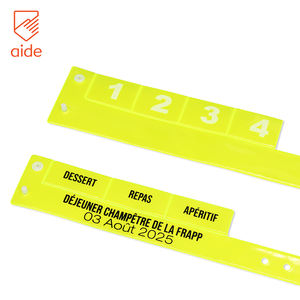 Braccialetti in plastica morbida all'ingrosso bracciale in vinile regolabile in Pvc braccialetti per eventi personalizzati - Product Image 2