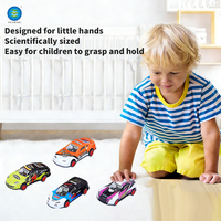 Voiture de course à rétrofriction sans batterie en alliage métallique, lot de 4, certifiée EN71, jouet pour enfants, cadeau, vente chaude