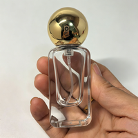 Botol Parfum Kaca Mini Portabel 15 ml 15ml Bening Crimp Pressurized Fine Mist Spray Atomizer Botol Kemasan Minyak Parfum
