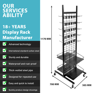 Kim loại Cửa Hàng Giá ComicBook Chủ Văn Phòng Phẩm Vớ Bán Lẻ Hiển Thị Đứng - Product Image 5