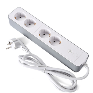 Regleta de Enchufes Inteligente WiFi para Hogar, de Cobre, con Cable de Extensión de 1.5m, 16A, 4 Tomas, Estándar Europeo, Control por Voz Remoto - Product Image 2