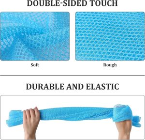 African Net Sponge Exfoliating Back <b>Scrub</b> Vacuum Package Nigerian Bathing Nylon Mesh Africa Wash <b>Body</b> <b>Scrub</b> Net Bath Sponge - Product Image 2