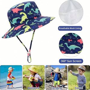 Wholesale Custom Logo Children Sun Protection Bucket <b>Hat</b> <b>Summer</b> Quick Drying Printed Fisherman <b>Hat</b> Beach Wide Brim - Product Image 1