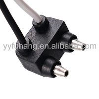 Konektor Trailer Otomotif 2 Pin Adaptor SAEJ1128 12-24V Kabel Tembaga Murni