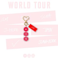 Ensemble de porte-clés en acrylique style K-pop, avec pendentifs J-hope, Jin, Jimin, V, Suga, Rm, Jk, Arirang, World Tour, cadeau