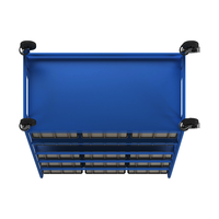 Carro de recogida de pedidos Almacén Euro Container Estante Camión Carro de estante inclinado de 5 niveles