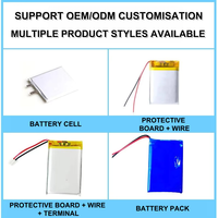 Batterie au lithium-ion polymère 602535 modèle 450mAh casque de souris rechargeable pochette Bluetooth fabricants de batterie au lithium-ion