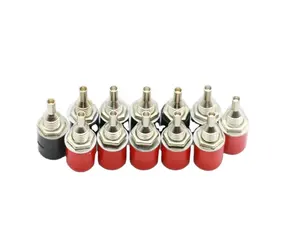 4mm Female banana socket Binding Post 312 panel socket female Terminal Blocks with fixed nut 21mm connector short