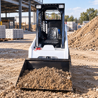Livraison gratuite Chargeuse compacte la moins chère de 1,5 tonne avec certification CE Vente directe d'usine Service après-vente officiel