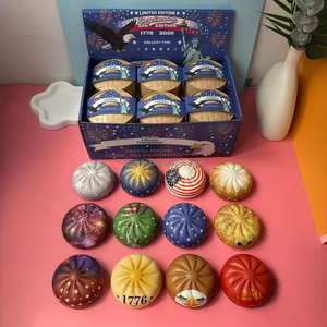 2026 US 250th Anniversary Special Shaped Background PU Slow Rebound Buns Squeeze Toy for Youth - Product Image 1