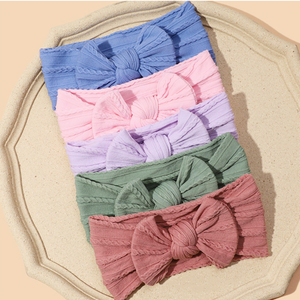 LIUCARE <strong>Baby</strong> Bow <strong>Headband</strong> 44 Colors European &amp; American Style Nylon Elastic Hairbands for 0-8 Years Kids - Product Image 5