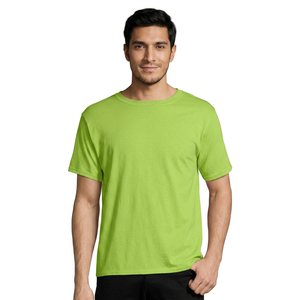 T-shirts à manches longues pour hommes, imprimés sur mesure, 100% coton, vente en gros, service OEM, différentes couleurs, écologiques, saison estivale - Product Image 1