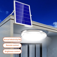 Plafonniers Solaires pour la Maison à Télécommande Ronds 50w 80w 120w 150w Lumière Plafonnier LED Solaire Écologique