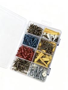 Kit Assortito di Tasselli e Viti per <span class=keywords><strong>Cartongesso</strong></span>, Tasselli Autoperforanti in Plastica, Viti con Finitura Lucida, Bulloni per Muro Diametro 16mm - Product Image 4