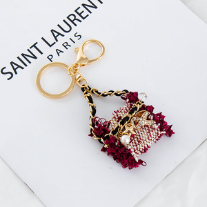 Cute <strong>Mini</strong> Handbag Shape <strong>Keychain</strong> Small Women <strong>Bag</strong> Charms Multifunction Woman Keyring Key Rings Coin Purse Key Holder - Product Image 3