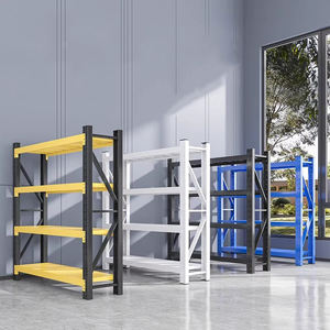 מערכת מתלה מתכת תעשייתית אחסון מתכת קלה מתכווננת קלילה יחידות מדפים מתכת להגנה על קורוזיה מחסן - Product Image 3