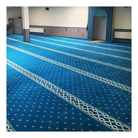 Tapis de Prière Musulman à Effet Visuel 3D, Teint en Profondeur pour Mosquée et Masjid