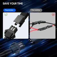 Kit Lampu Batu LED Putih Murni 4/6/8/12 Pod IP68 Tahan Air Universal Cocok untuk Mobil, Kendaraan Off-Road, Truk 12V dengan Saklar Pencahayaan