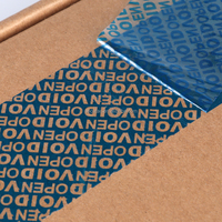 Pegatina de seguridad personalizada, Adhesivo de PET plateado mate, protección, embalaje de garantía, logotipo impreso, viscosidad extraíble, transferencia total