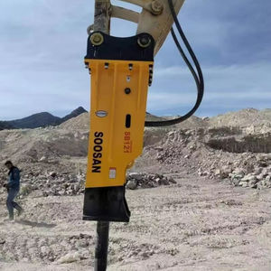 เบรกเกอร์ไฮดรอลิก SB กล่อง121พิมพ์สีแดงเหมาะสำหรับรถขุดที่มี28-35ตันคุณภาพพรีเมี่ยมสำหรับกิจกรรมการรื้อถอนอัล - Product Image 1