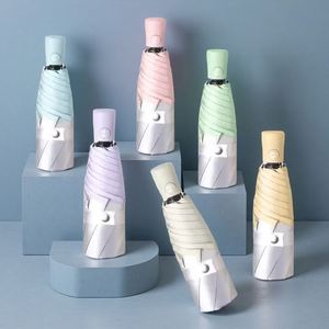 Parapluie pliant automatique double couche anti-UV avec impression de logo pour enfants, vente en gros - Product Image 1
