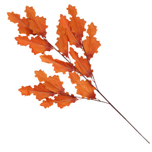 Plante artificielle en soie Lc en forme de feuille de Bouddha à 3 branches pour décoration de plafond de mariage et arrangement floral d'arche - Product Image 5