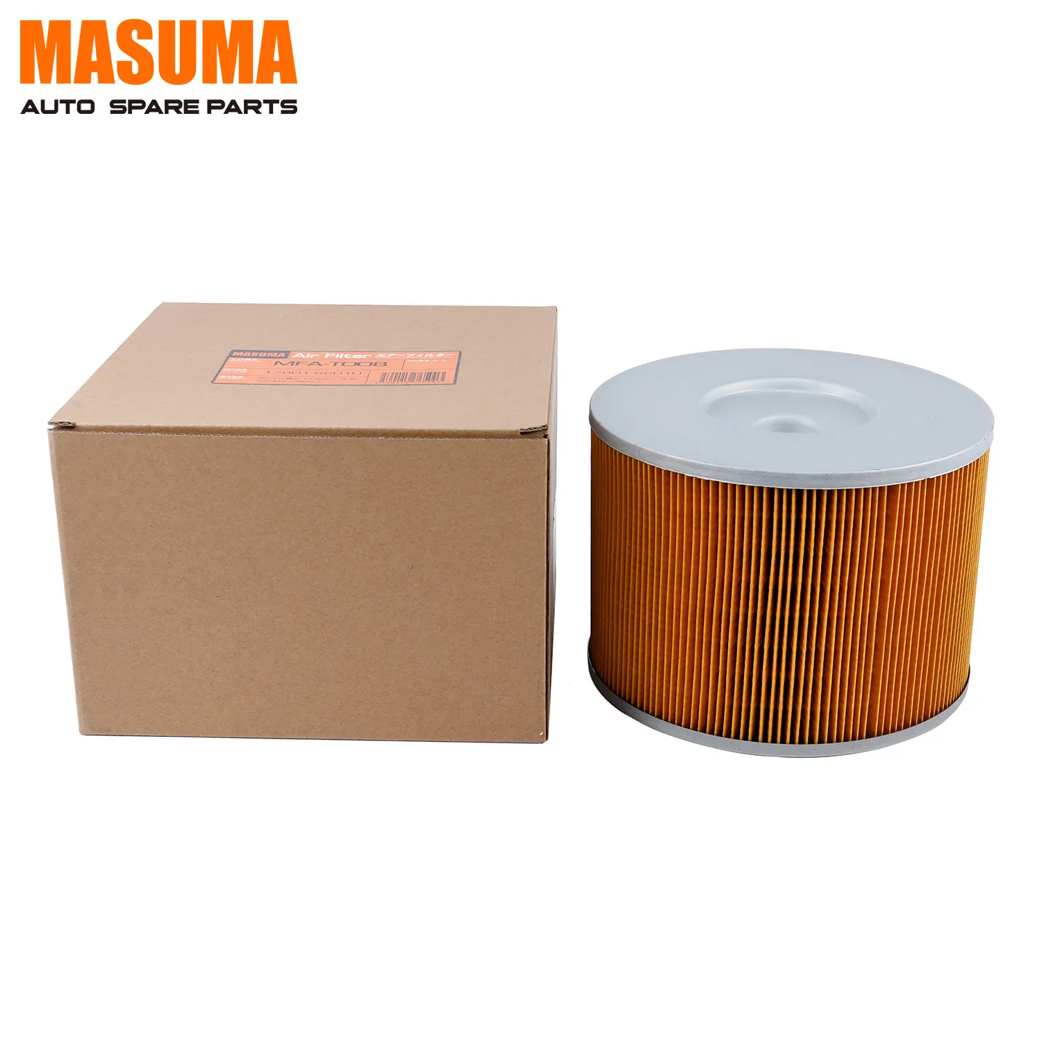 MFA-T008 MASUMA 17801-62010 Auto fabrik Low fluss widerstand eisen eimer luftfilter