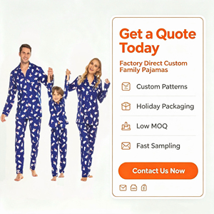Vêtements assortis pour la famille OEM, tenues de soirée pour bébés filles et garçons, ensemble mère-père - Respirant, style Europe-Amérique, pyjama de Noël - Product Image 5