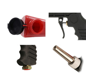 샌드 블라스팅 건 공압 샌드 블라스팅 세트 녹 발파 장치 소형 모래 발파 기계 - Product Image 4