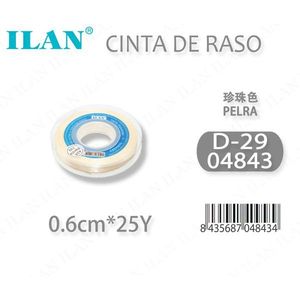 Nastro in Raso Ilan 0,6cm 25Y Colore Perla D-29 - Product Image 3