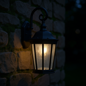 Applique murale extérieure en alliage d'aluminium LED 2700K blanc chaud, verre trempé, 110-240V, éclairage mural extérieur - Product Image 2