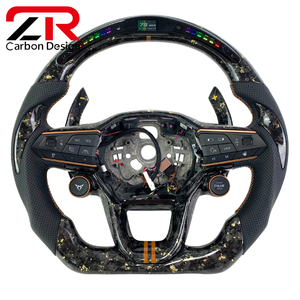 Volante de Fibra de Carbono Personalizado con Pantalla LED para Seat <span class=keywords><strong>Cupra</strong></span> Tavascan Terramar Formentor VZ Leon Ibiza Ateca Arona - Product Image 1