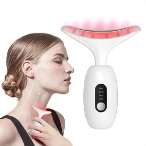 Spot wholesale 3 in 1 mini facial face and neck lift massager v face lifting massage