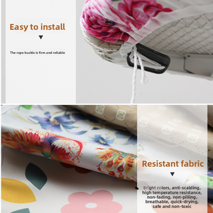 Housse de planche à <span class=keywords><strong>repasser</strong></span> durable et lavable, design amovible avec <span class=keywords><strong>protection</strong></span> haute température et ajustement facile - Product Image 5