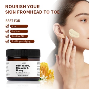 Baume Hydratant en Gros au Suif de Bœuf, Cire d'Abeille et Miel pour le Soin du Visage et du Corps, Adapté à Tous les Types de Peau - Product Image 3