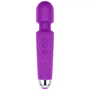 El değnek masaj sopası av vibratörler seksi sihirli vücut silikon USB şarj AV kadın mastürbasyon masaj